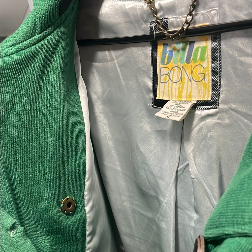Billabong Green Double-Breasted Jacket - image 6